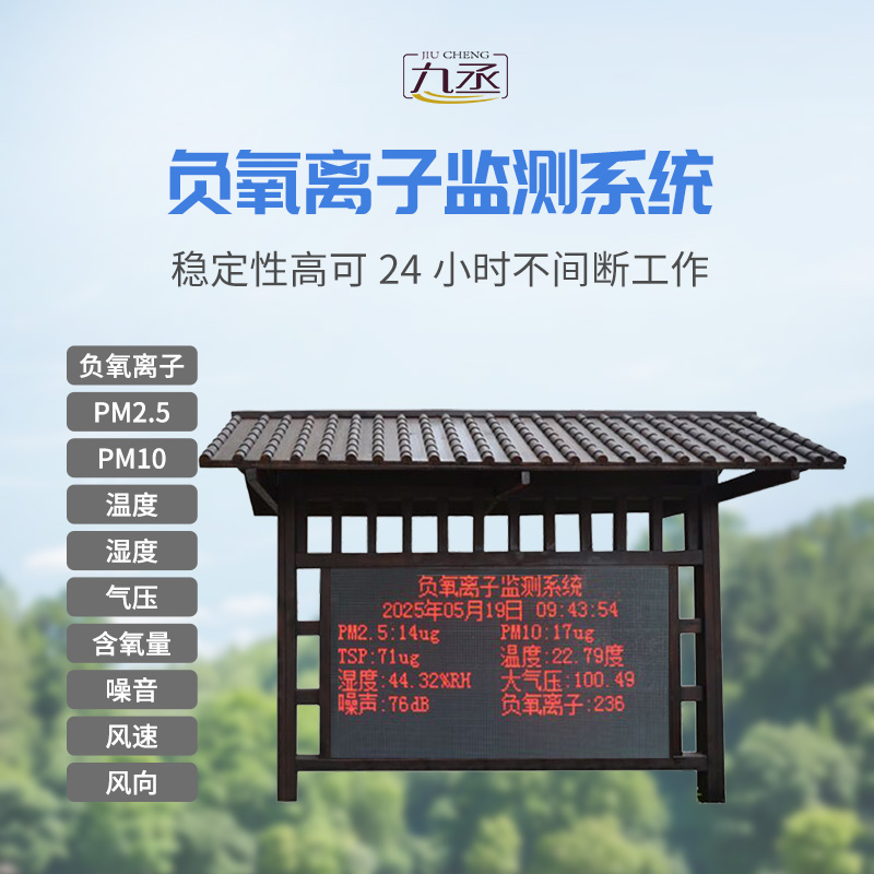 景區(qū)負氧離子氣象站怎樣成為森林的肺活量計？