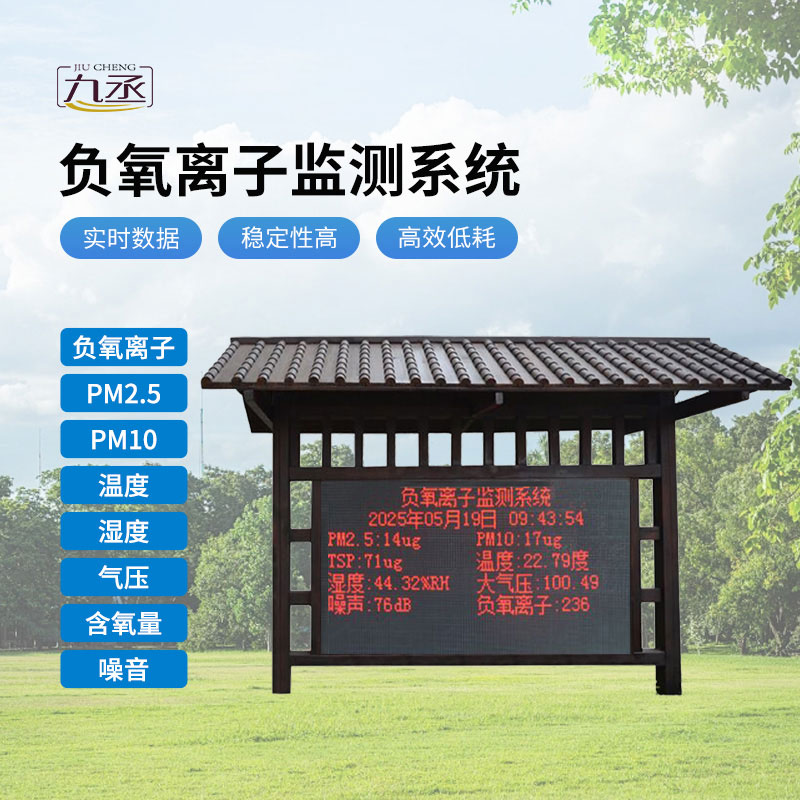 防腐木負(fù)氧離子監(jiān)測(cè)站，精準(zhǔn)捕捉空氣維生素