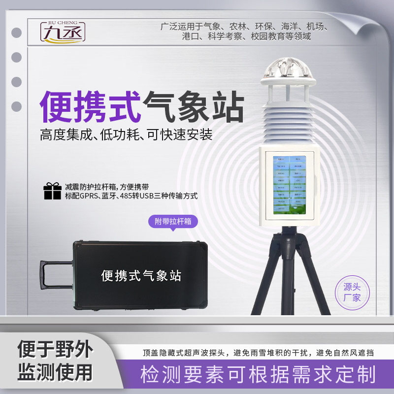 小型便攜式自動(dòng)氣象站